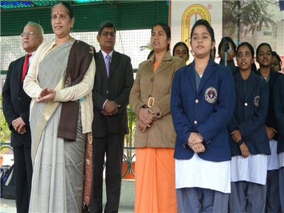 RAMANI AMMA ADDRESSING THE SCHOOL ASSEMBLY.jpg